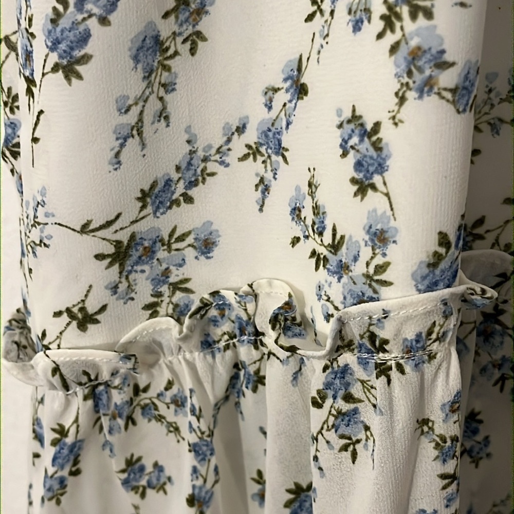 Hello Molly | New modern Ophelia maxi dress Women’s size 10 ditsy floral ruffle - Picture 10 of 14